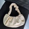 Women'S Pleated Handbag, Casual Underarm Dumpling Bag, Fashionable And Versatile Shopping Shoulder Bag