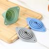 Collapsible Silicone Funnel Food Grade Foldable Kitchen Funnels for Oil Wine Transfer Heat Resistant Non-Stick Multifunctional Funnels
