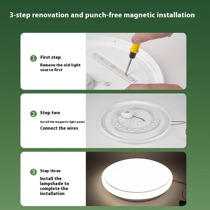 1Pcs 220V Ceiling Light Module Led Panel Light 24/36/48W Round Ring Replacement Led Light Board For Indoor Ceiling Lighting