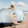 S-Sugarbunnies Soft-Kawaii Big Microfiber Beach Towels Quick Dry Towel Sand Beach Towels Pool Towel for Travel Swim Pool Yoga