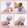 1Pcs+3Carsd Cartoon pattern projection flashlight toy glowing puzzle toy