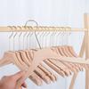 Women's Non-Slip Wooden Coat Rack Hanger for Clothing Stores