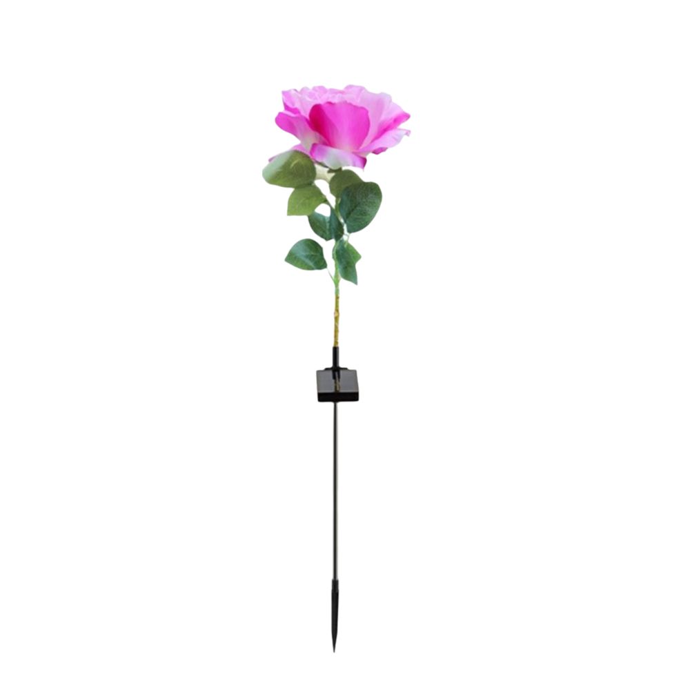 LED LED Solar Rose Lamp Waterproof Rechargeable Solar Lamp Sunlight Warm Light Outdoor Solar Lights Lawn Decoration