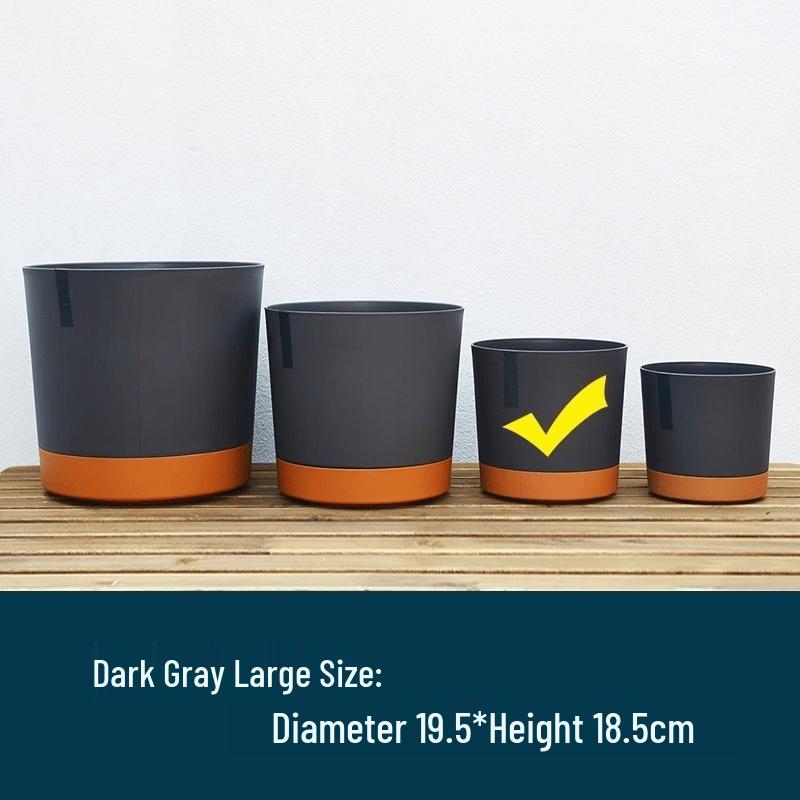 Yingtang Simple Round Plastic Flower Pots