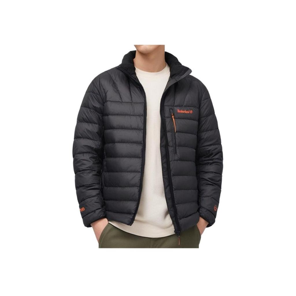 Timberland Water-Resistant Lightweight Stand Collar Down Jacket Men Jackets Black A6687-001