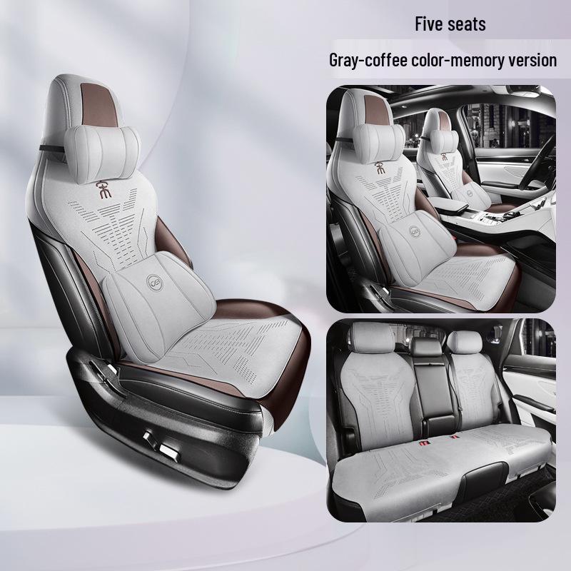 ZFL Sports Leather Car Seat Cushion for BYD Song PLUS - All-Season Cover