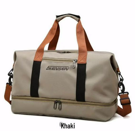 Unisex Large Capacity Canvas Travel Bag for Short Trips