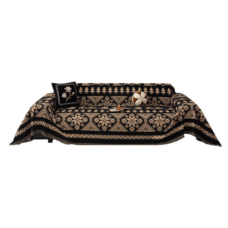 Nordic Minimalist Chenille Sofa Blanket - Anti-Scratch, Four Seasons Universal Cover