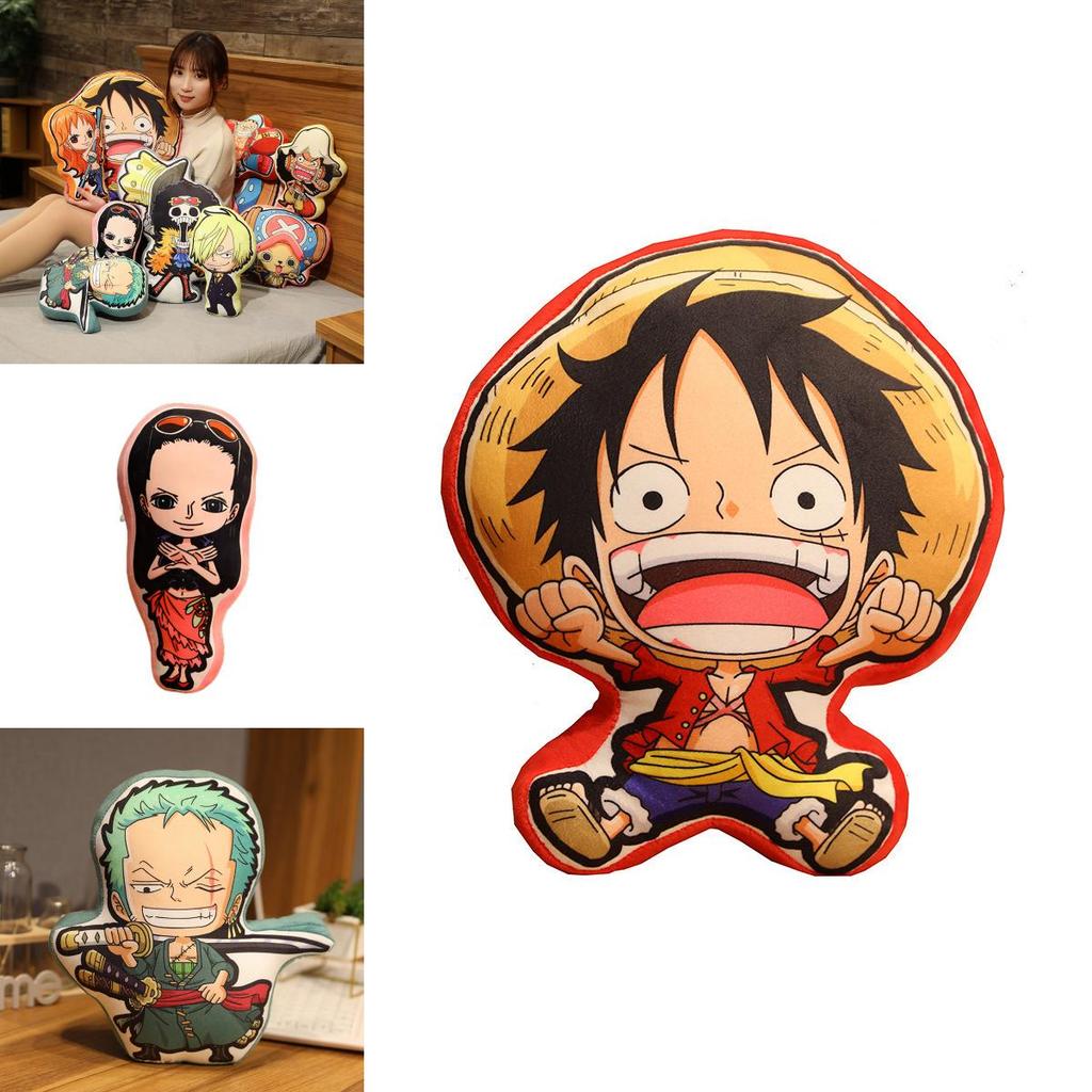 Creative One Piece Plush Pillow Cartoon Luffy Zoro Chopper Cushion Kids Festival Gift Characters)