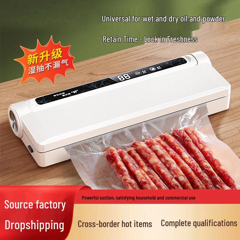 

Автоматична вакуумна пакувальна машина для збереження свіжих продуктів Sealer + 40 Bags