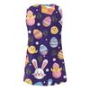 Women's Sleeveless Easter Print Vest Blouse