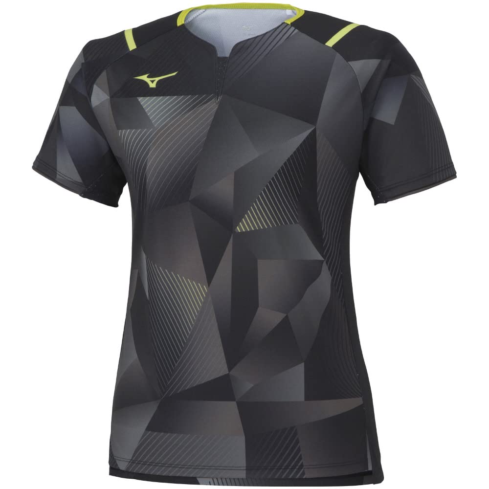 

Mizuno All Japan Replica Table Tennis Short JTTA Size 2XL Shirt, Sleeve, Moisture-Wicking, Quick-Drying, Certified, 82JAA200, Women s, Black, чёрный