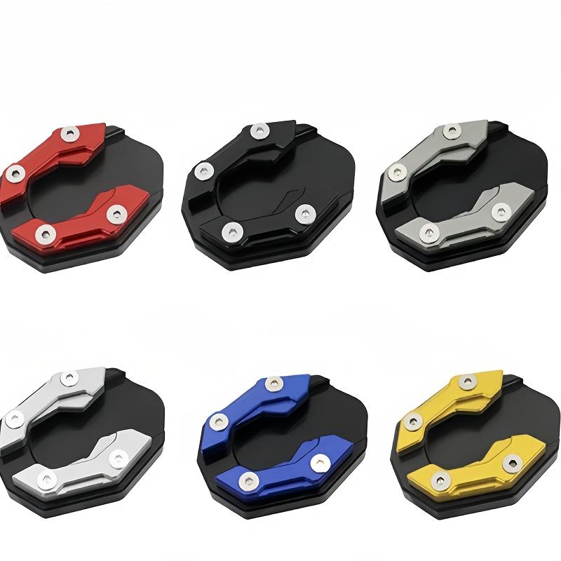 1pc Foot Support Pad Motorcycle Modification Accessory Side Kickstand Anti-Slip Base Enlarged Single Support Pad