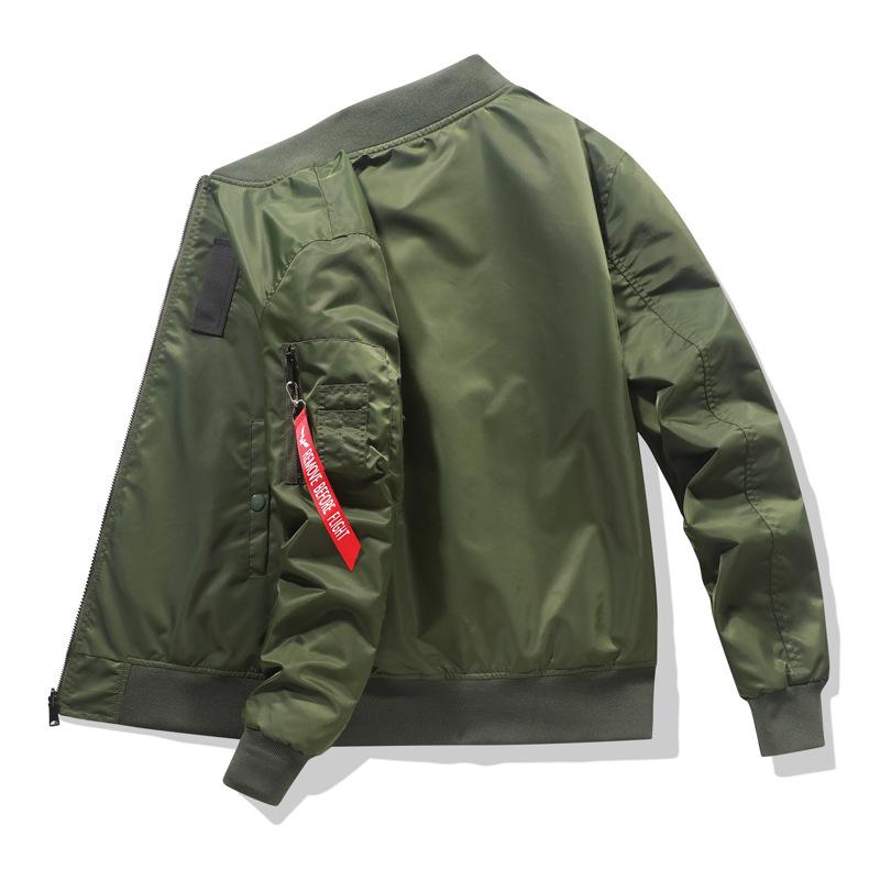 Double-sided Camouflage Spring and Autumn New Air Force Pilot Jacket Men's Baseball Uniform Coat Work Jacket