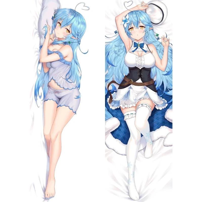 60x180cm Vtuber Yukihana Lamy Dakimakura Pillow Case Hugging Body Pillowcase Bedding Decorating Gift