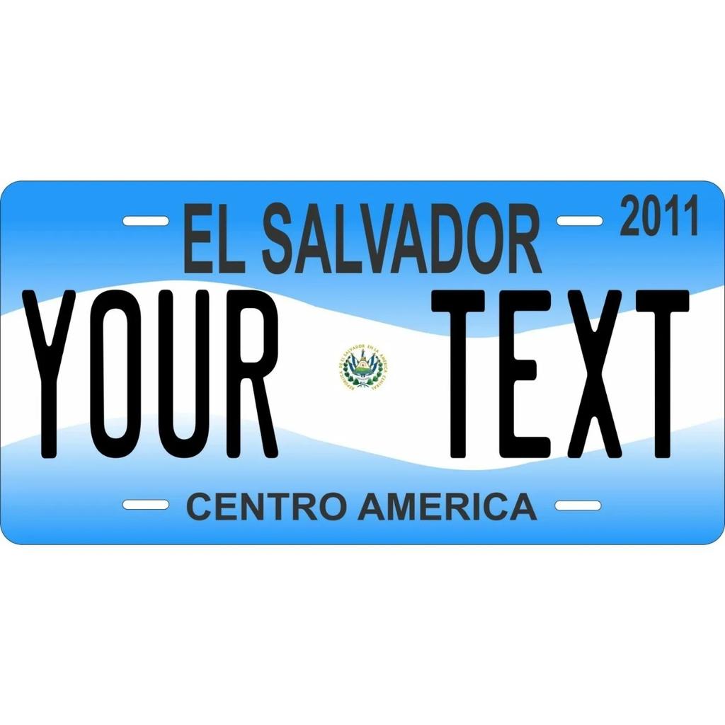 Custom Personalized El Salvador 2011 Waterproof Metal Wall Decor Vintage Tin Sign Home Decoration