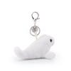 Apricot Lamb Cute Seal Pup Soft Animal Keychain Plush Suitable for Men and 13cm Toy, Women, Backpack, Wallet,