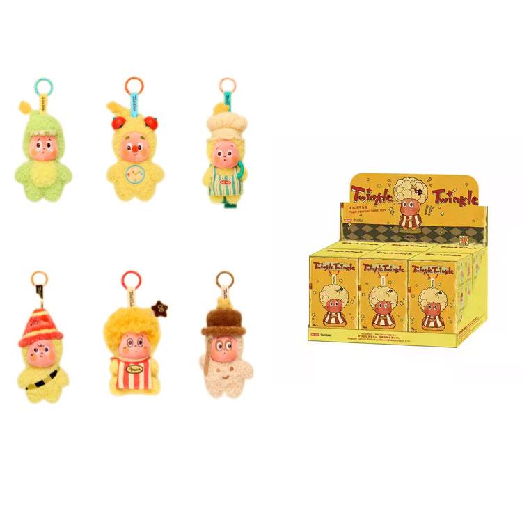 New POP MART 123! Star People Collection Plush Pendant Trendy Blind Box Products Single Mystery Box/Full Box 6 Pcs PPMT-2504-0015