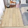Retro Imitation Wood Panel Pattern Kitchen Area Carpet Floor Mat Suitable for Laundry Room Home Decoration Retro Wood Carpet