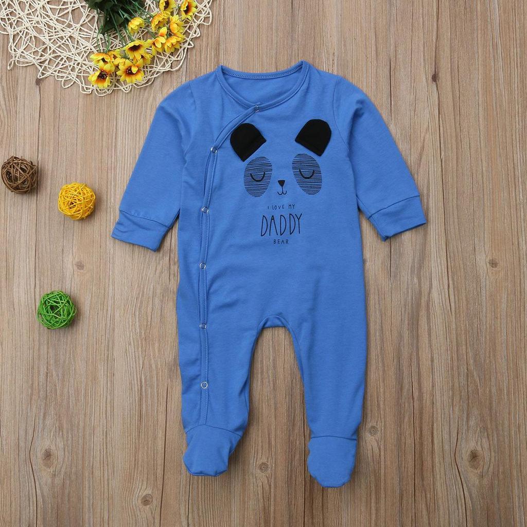 Buy Infant Cartoon Bear Baby Clothes Girl&Boys Long Sleeve Daddy Mummy