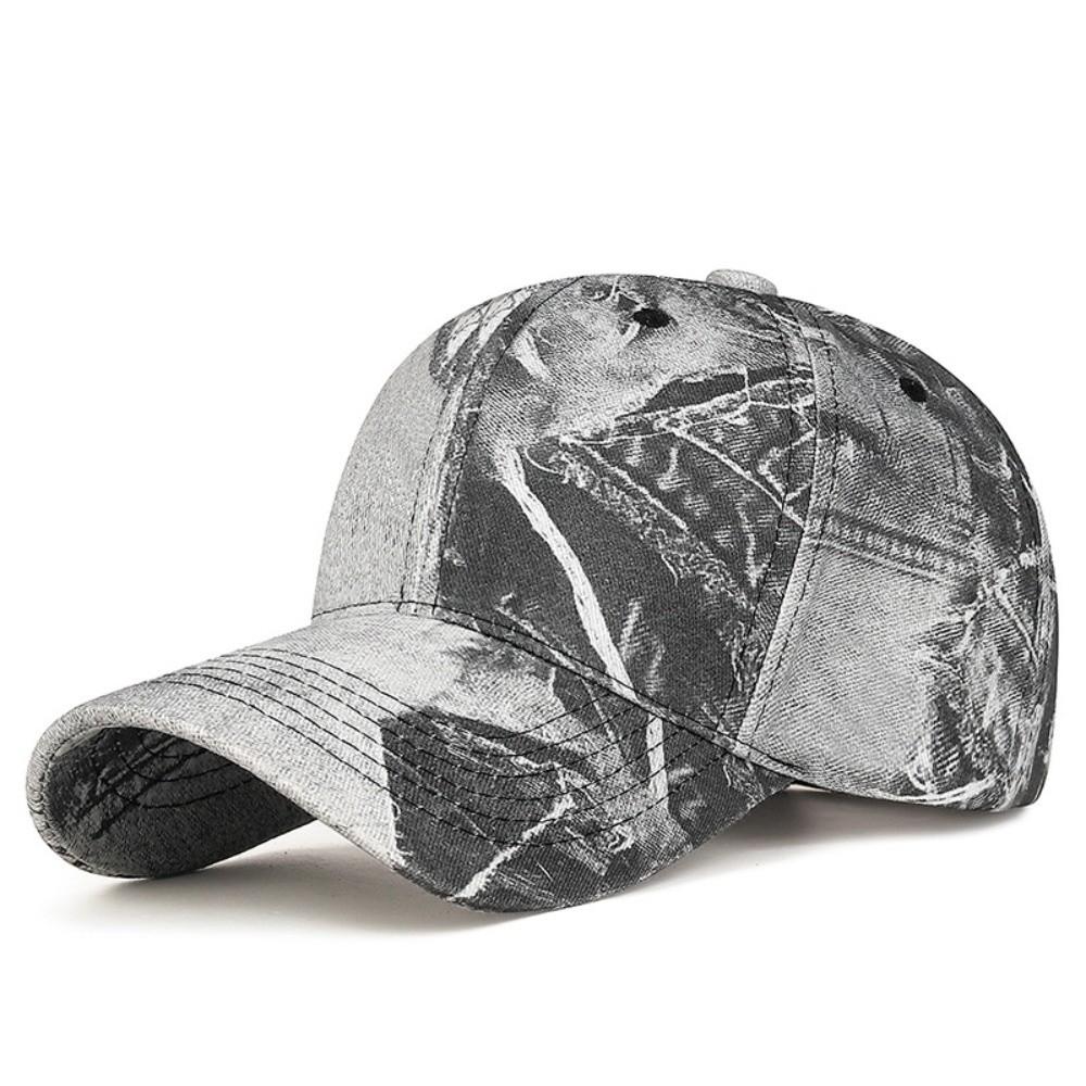 Gewaschene Baumwolle Graffiti Print Baseballkappe Verstellbar Sonnenhut Sonnenschutz Hip Hop Streetwear Hüte Für Mann Frau Unisex
