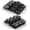 Large Ice Cube Tray For Whiskey,Perfect Etched Large Ice Cubes, Large Ice Cube Mold For Cocktails,Whiskey