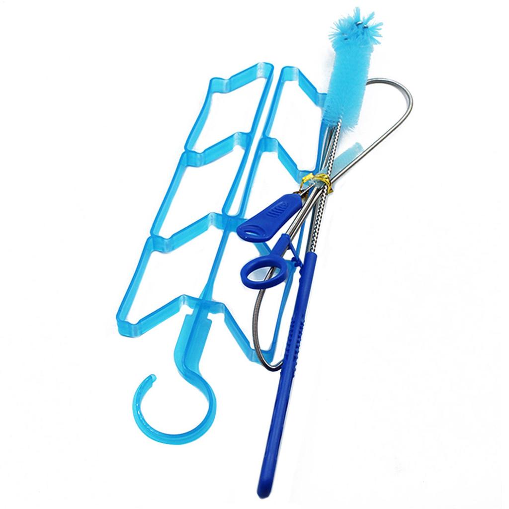 Universal Hydration Bladder Tube Brush Cleaning Kit Long Brush Mountaineering Drinking Water Bag Cleaning Brush For Bladders