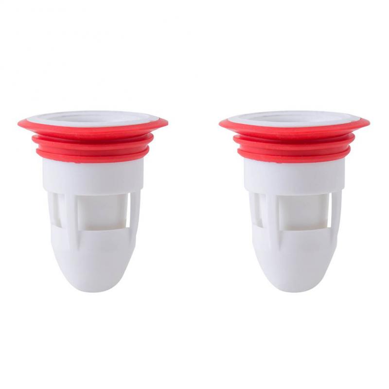 1/2pc Bath Shower Floor Strainer Cover Plug Trap Silicone Anti-odor Sink Bathroom Water Drain Filter Insect Prevention Deodorant