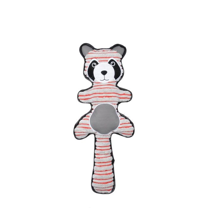 Peluche raton laveur chien