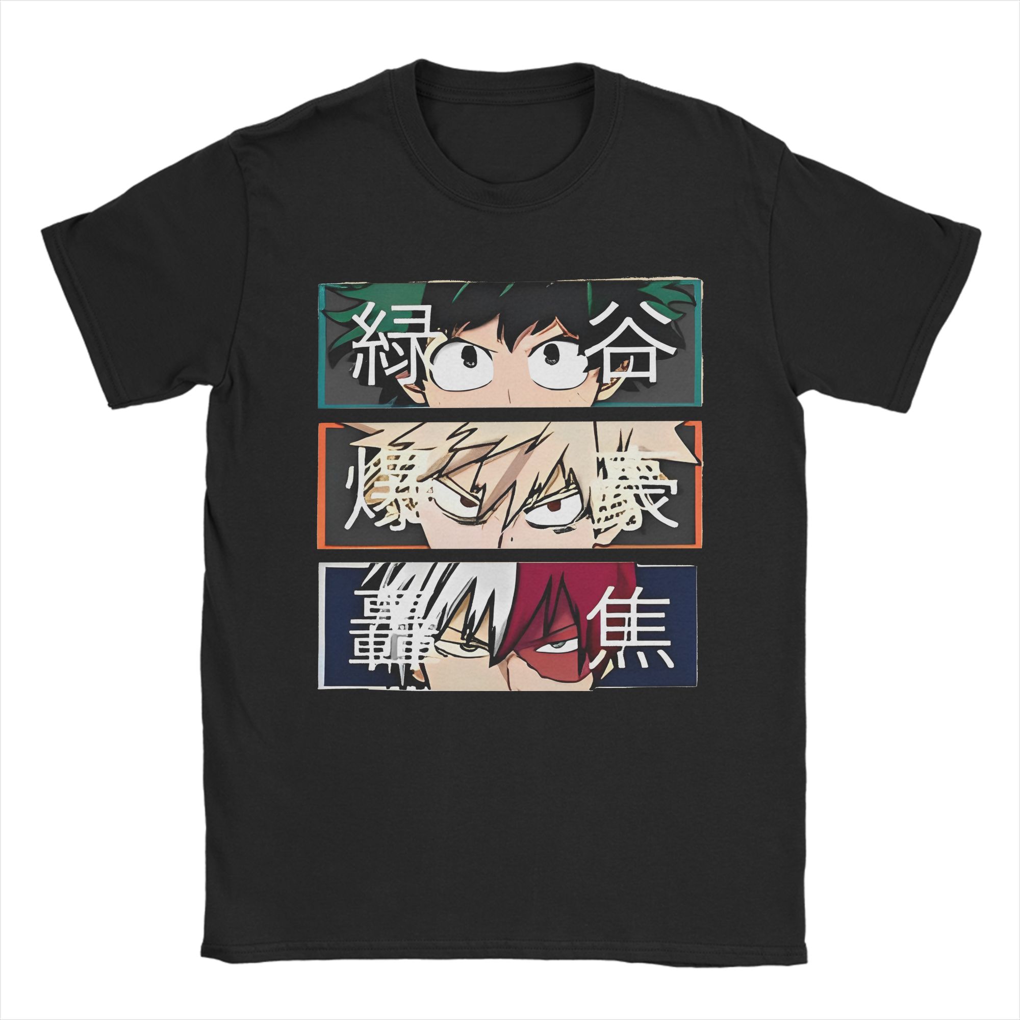 

Cartoon My Hero Academia T Shirt Deku Bakugou Katsuki Todoroki Shoto Pure Cotton Tops O Neck Tees 4XL 5XL 6XL T-Shirts - Men ... 5XL різнокольоровий