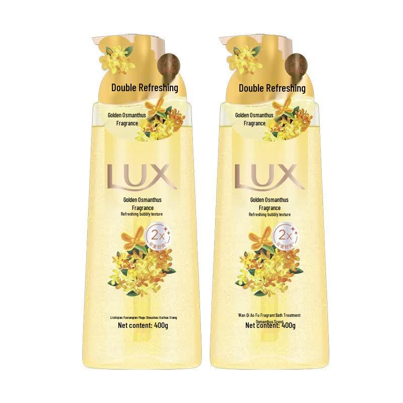 Lux Osmanthus Scented Refreshing Shower Gel (2x400G)