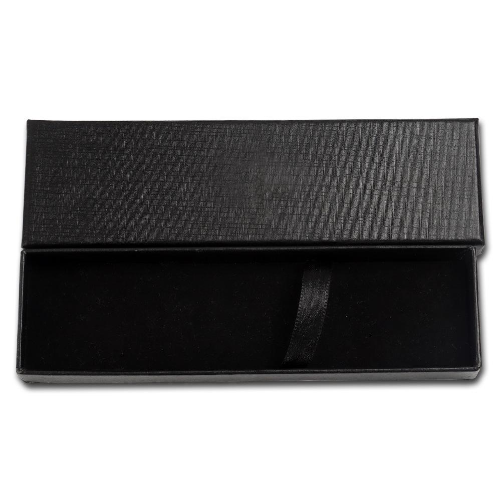 In-Stock Black Titanium Signature Wood & Metal Ballpoint Pen Gift Set