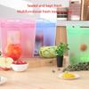Silicone ZipLock Storage Bags Food Grade Silicone Reusable Bag Leak Proof Reusable Food Storage Bags Pack Leakproof for Kitchen