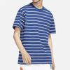 Nike Sportswear Striped Crew Neck Short Sleeve T-Shirt Men Tops Coastal-Blue DM8880-490