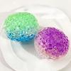 2Pcs Bead Filled Stress Ball Toy Anxiety Relief Squeeze Ball Sensory Toy Kids Teens Adults Portable Soft TPR Ball Pinch Fidget Toy