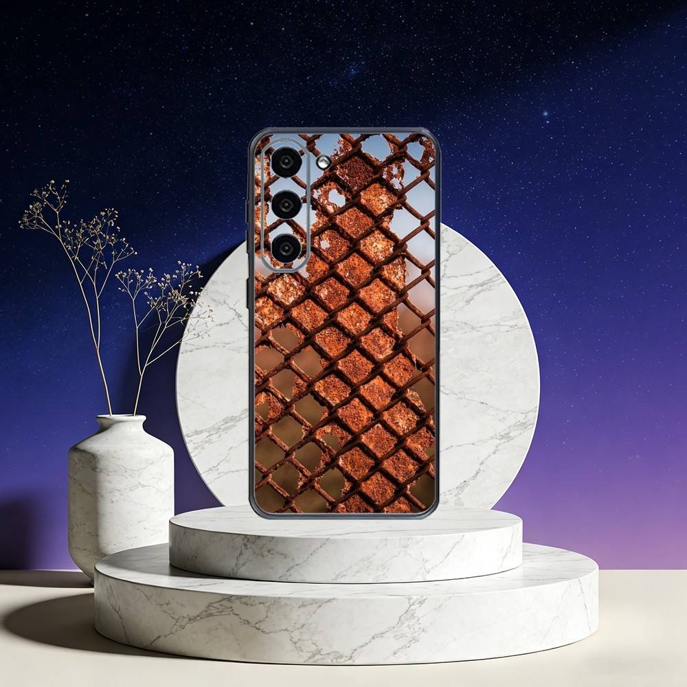 Retro Industrial Style Rusty Walls Phone Case For Samsung Galaxy A73,A72,A71,A70,A53,A52,A51,Others Soft Black Cover
