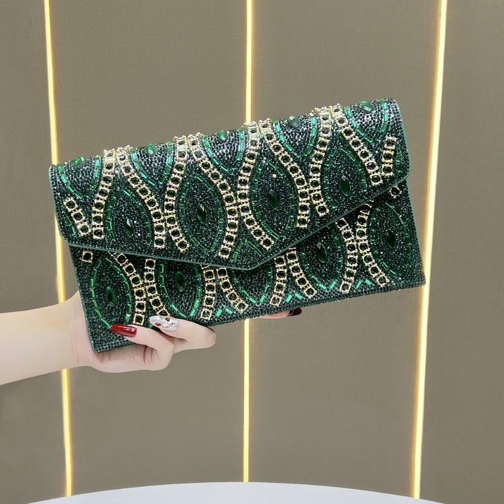 Sac à main, Sac pochette, Sac bandoulière exquis pour femme incrusté de diamants, Sac à main, Sac à chaîne