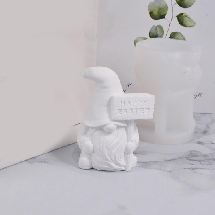 Face-less Old Man Aromatherapy Candle Silicone Mold Diy Gnome Handmade Soap