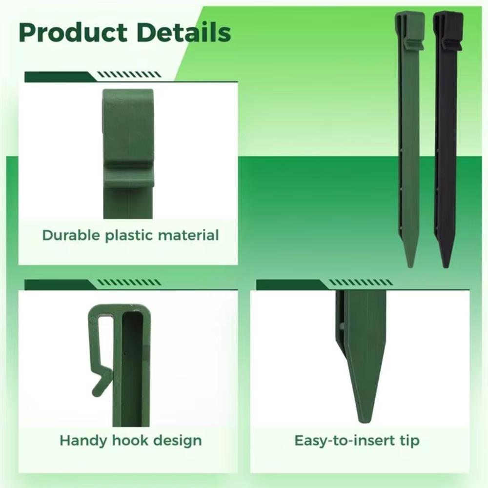 Tent Pegs Garden Stakes Multifunctional Gardening Nails Durable Edging Spike Garden