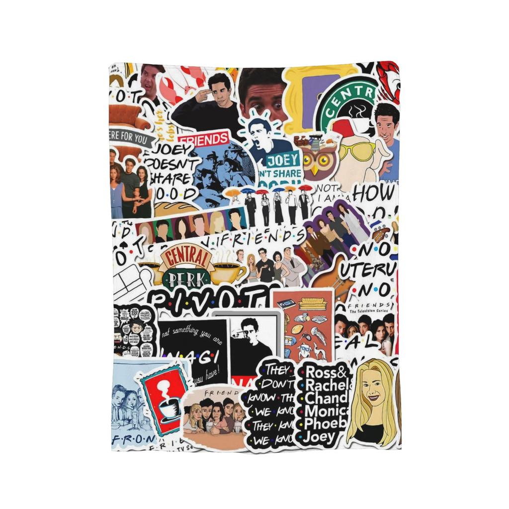 Friends Tv Show Blanket Fleece Autumn/Winter  Portable Super Soft Throw Blankets for Bedding Office Quilt