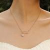 Colier Choker cu Broșă Siguranță și Pandantiv Inimă pentru Femei Lanțuri din Oțel Inoxidabil cu Zircon Bijuterii la Modă Cadou