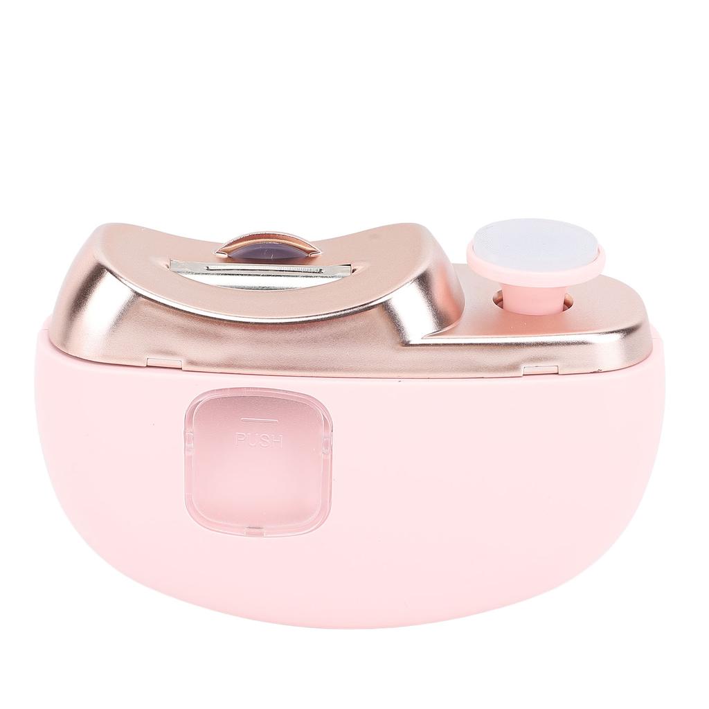 Electric Nail Clipper Powerful Low Noise Automatic Finger Nail Cutter with Brush for Baby Elderly