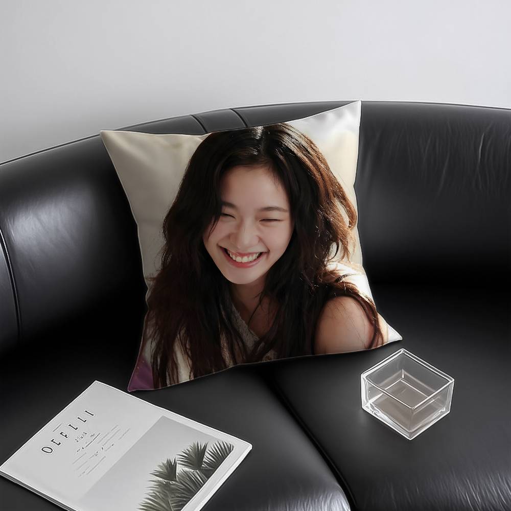 Koreansk K-Kim Go Eun Kuddfodral Anti-dammkvalster Osynlig dragkedja Bäddsoffa