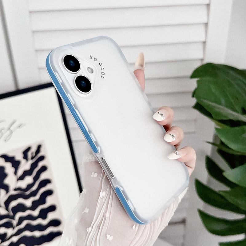 For Samsung A55 Candy Colour Matte Transparent Phone Case For Samsung Galaxy A34 A35 A55 Soft Silicone Bumper Cover