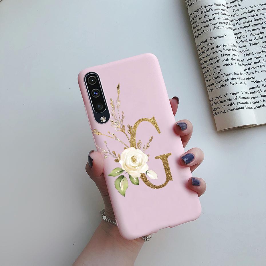 Case For Samsung Galaxy A50 A30 Case Silicone Cute Letters Soft Back Cover For Samsung Galaxy A30S A 30 50 A50S Case 2019 bumper