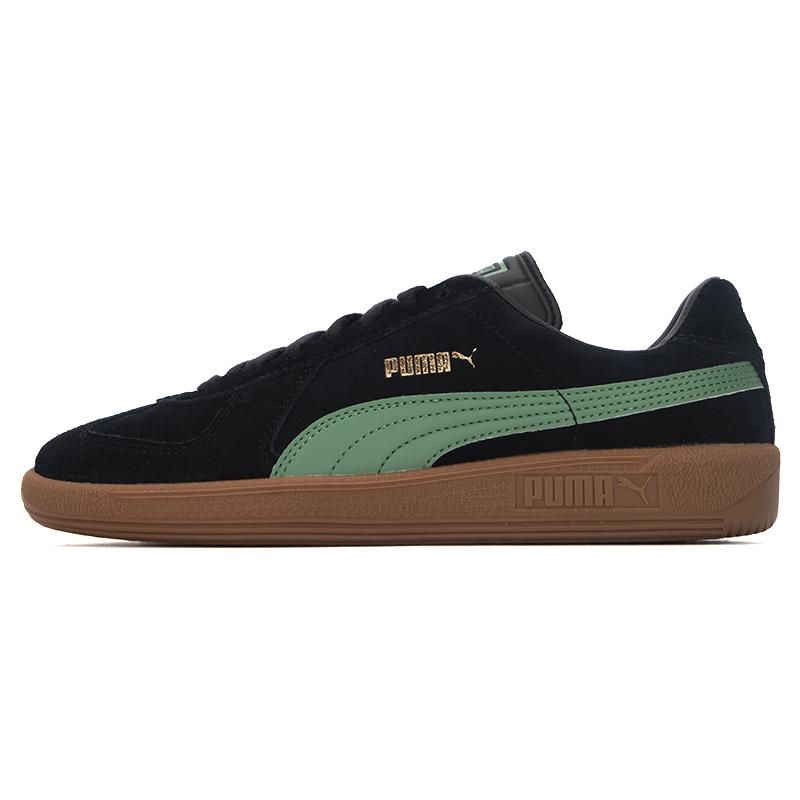 Puma Army Trainer Suede Low Top Sneakers Unisex Sneakers Black 388156-03