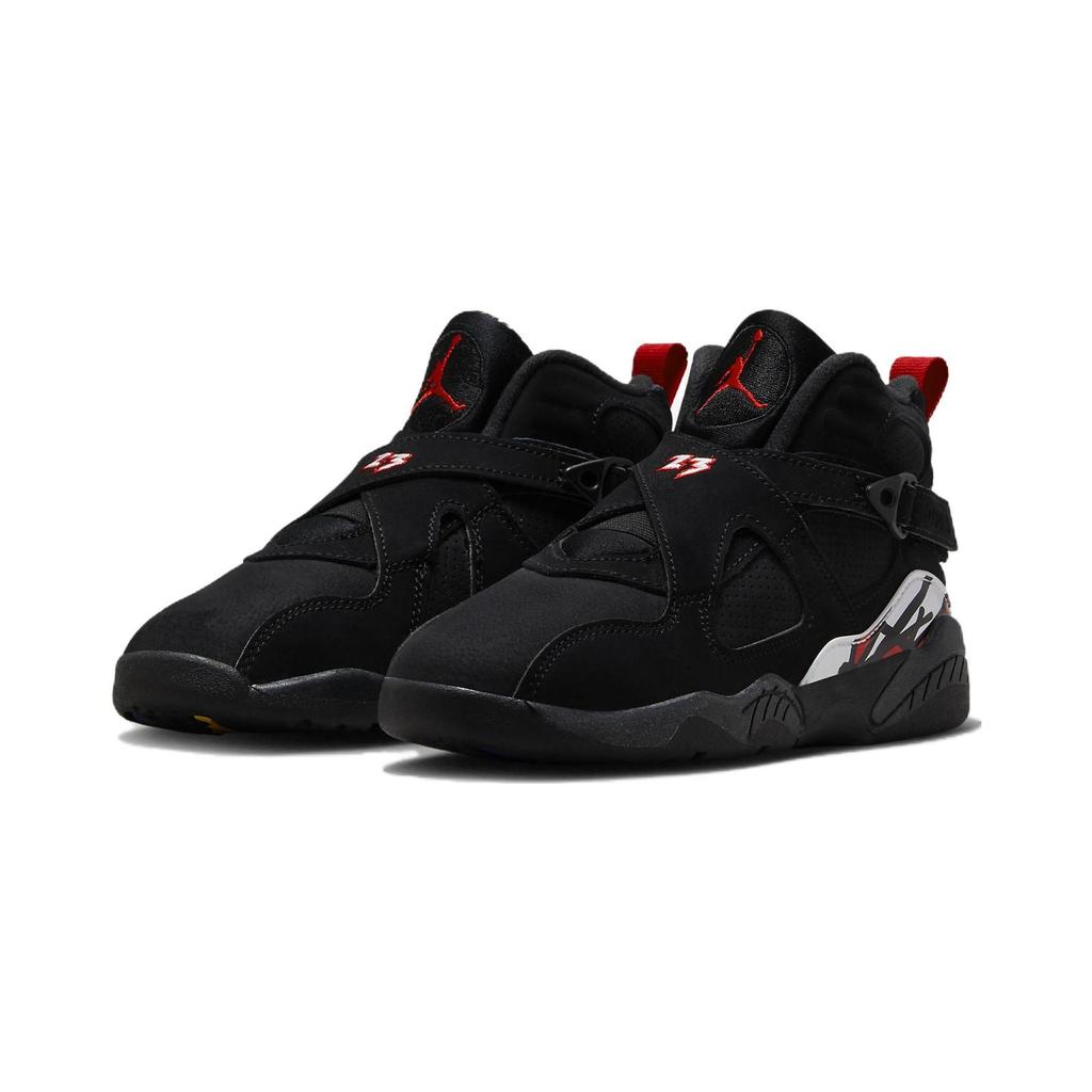 Air Jordan 8 Retro PS Playoff 2023 Kids Sneakers Black True-Red White 305369-062