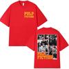 Maglietta Grafica Classico Film Pulp Fiction Uomo Donna Vintage Alta Qualità Cotone T-shirt Harajuku T-shirt Streetwear Y2k