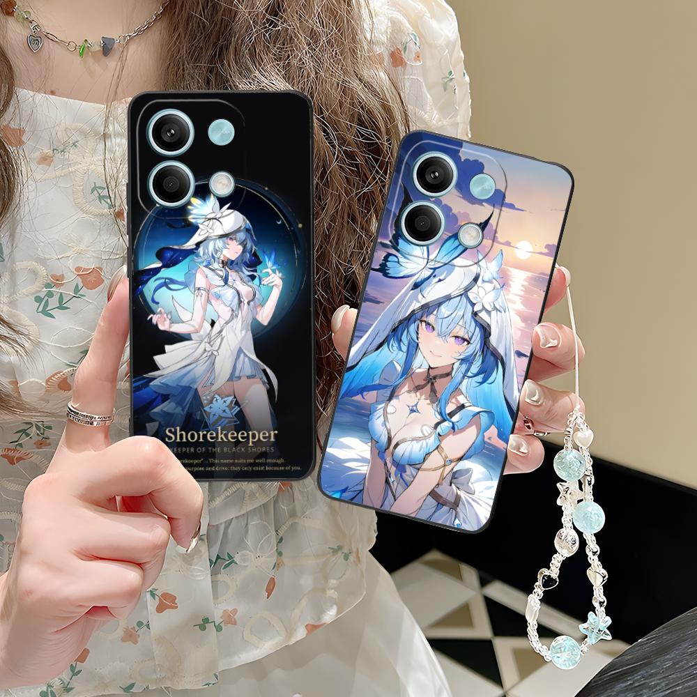 Wuthering Waves Shorekeeper Phone Case for POCO M7 M6 M5 M4 M3 X7 X6 X5 X4 X3 Pro GT 5G Colour Printing Cover Luxury Cellphones