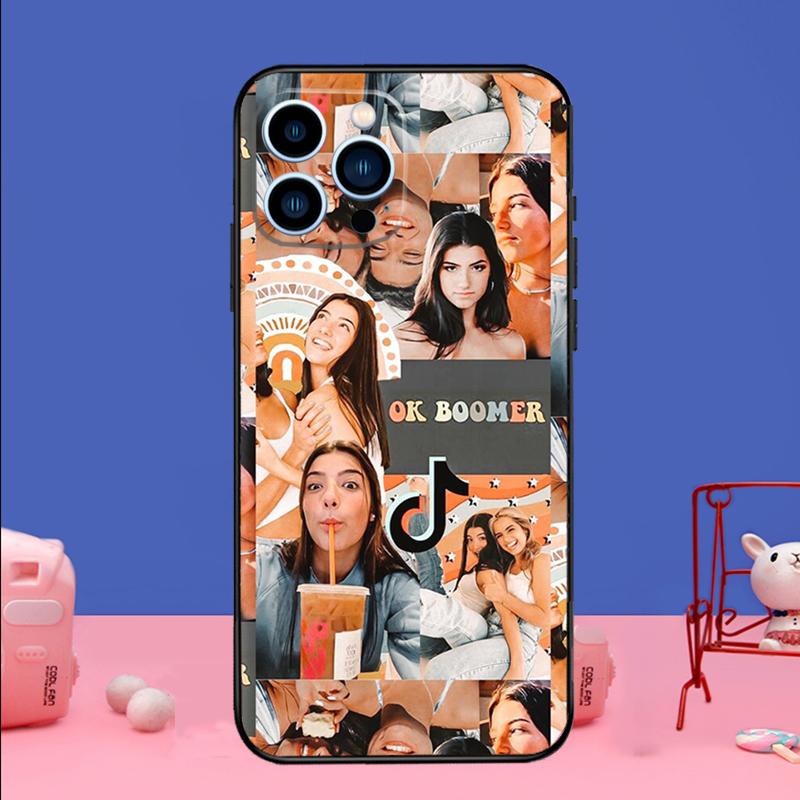 Charli D'Amelio Phone Case For iPhone 17 16 15 13 11 12 14 Pro Max mini 15 16 Plus 16e 17 Air Bumper Cover